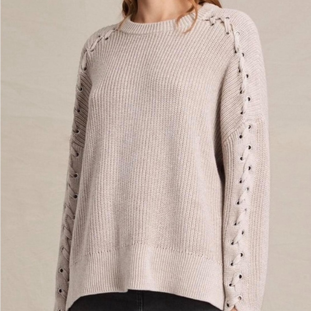 Guess women sweater , oversized sweater, color:light pink
